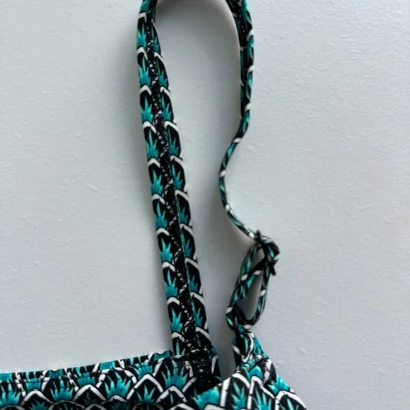 Beach House Tankini Swim Top Size 12 Adj Drawstring Hem Lined Bust Support - Picture 11 of 14